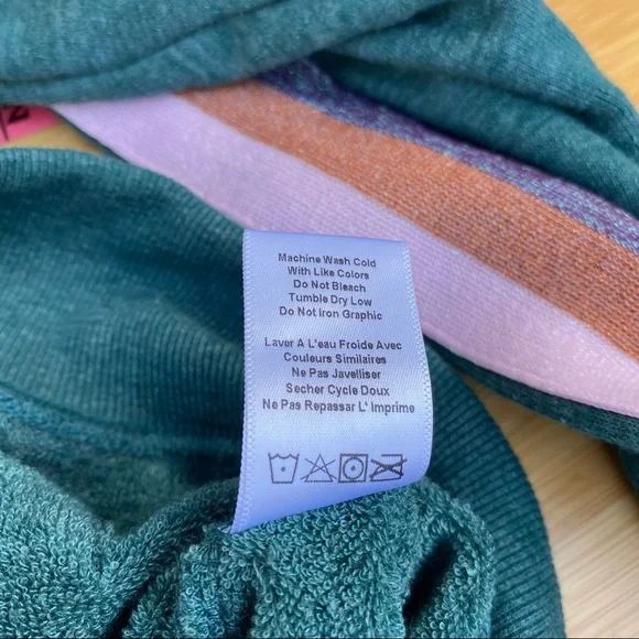 ✨ SPIRITUAL GANGSTER RETRO VARSITY STRIPE RILEY ZIP UP HOODIE JACKET XS NWOT - Picture 14 of 16